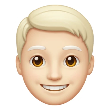 Add white to face sticker