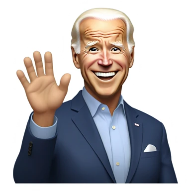 Joe Biden saying have a nice day sticker