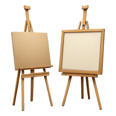 Canvases & Easels sticker