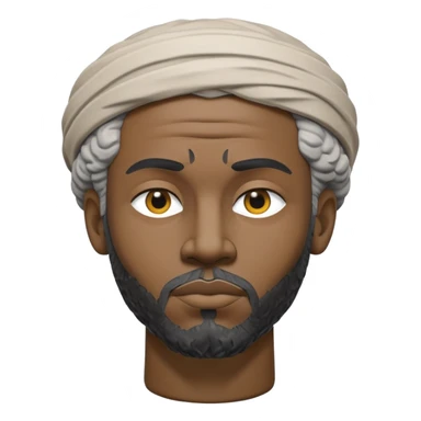 Statue of a black man  sticker