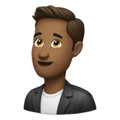 podcaster from the side sticker