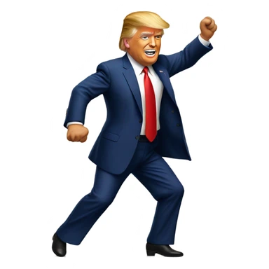 Donald trump dancing sticker