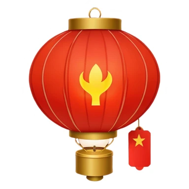 chinese lantern sticker