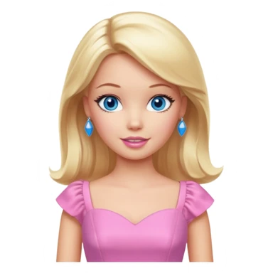 barbie girl sticker