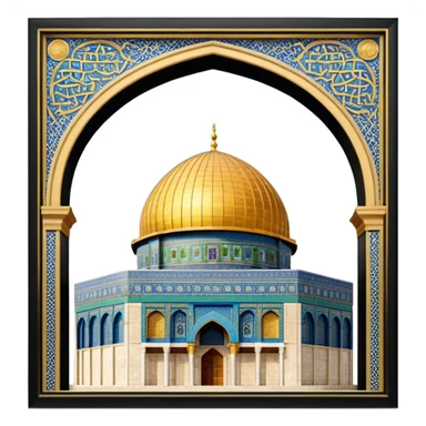Dome of the rock, Palestine sticker