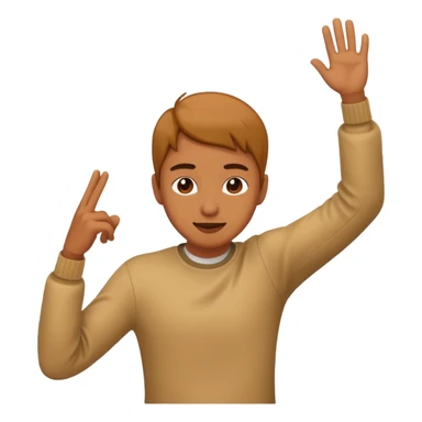 human dabing sticker