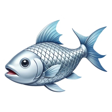 Fish leaping sticker