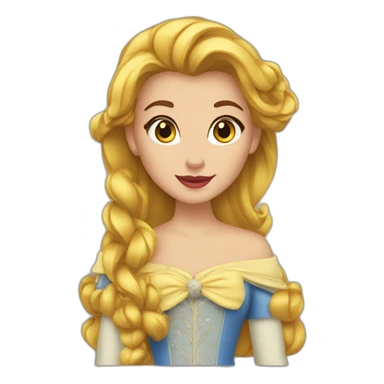 Belle et la bête sticker