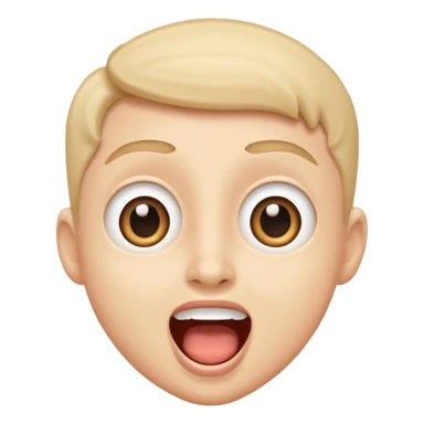 ISHOWSPEED, excited streamer with wide eyes and open mouth sticker