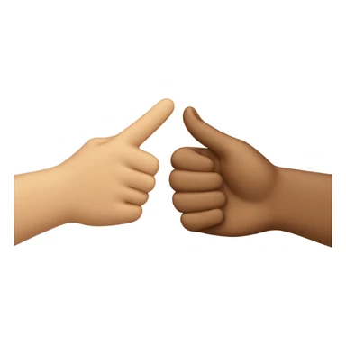 high five each other sticker