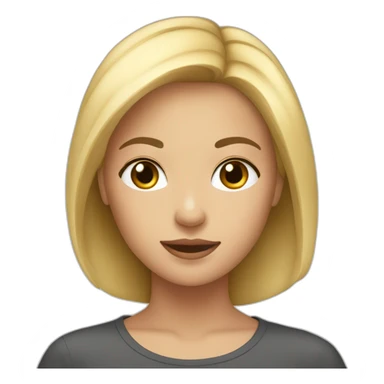 fille blonde et brune sticker