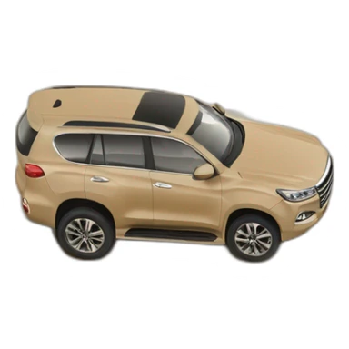 Haval H9 SUV on sand sticker