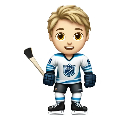 icehockey boy sticker