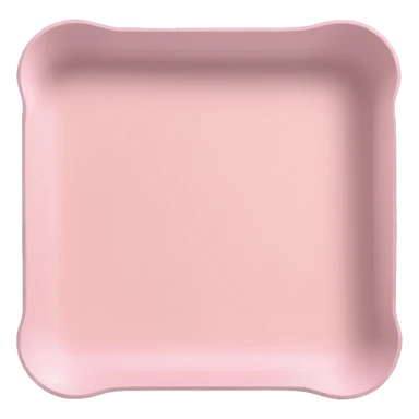 Light pink serving tray sticker