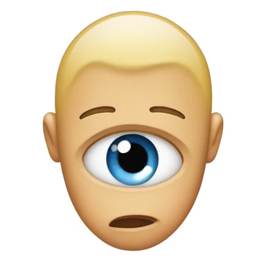 Face eye twitching sticker