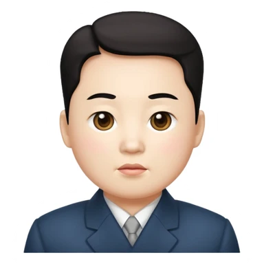 Kim Chen Un prezident sticker