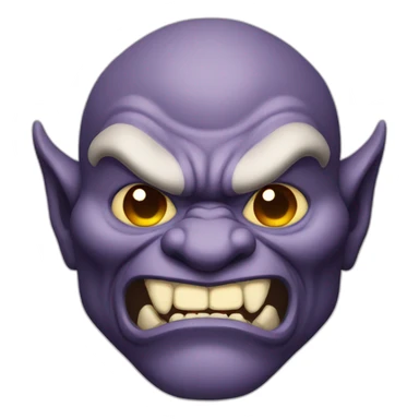 japanese ogre oni sticker