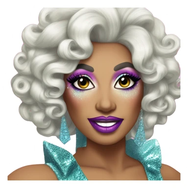 drag queen like trixie mattell sticker