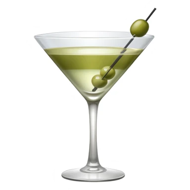 frothy martini sticker