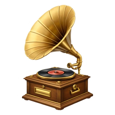 gramophone sticker