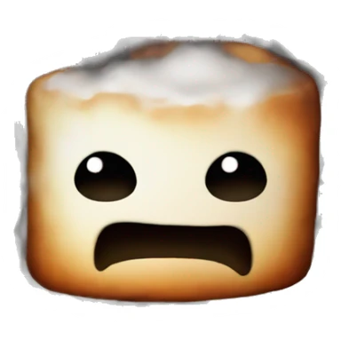 Burnt marshmallows WITHOUT FACE sticker
