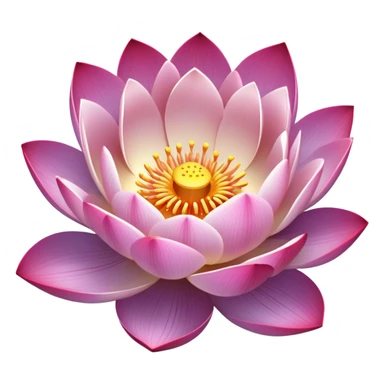 Flor de loto multicolor sticker