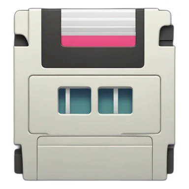 sick retro floppy disk sticker