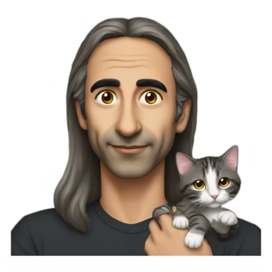 Zemmour with cat sticker