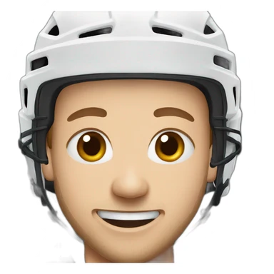 hockey player missing teeth sticker