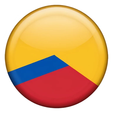 Bandera de colombia circular sticker
