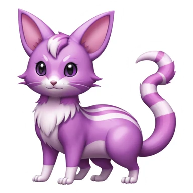Shiny Furret-Espeon-Hybrid (Full body) sticker