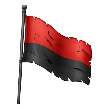 Anarchy red and black sticker