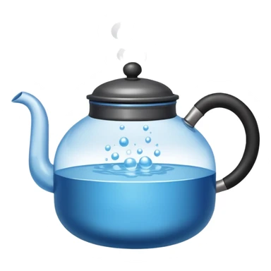 a small pot or kettle filled with water placed on fire, the water is boiling intensely with visible steam and bubbles rising, bright lighting, clean white background



 sticker
