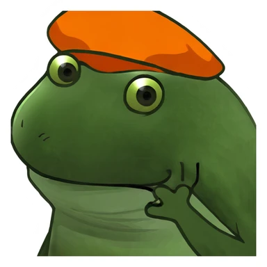 Orange poop emoji sticker