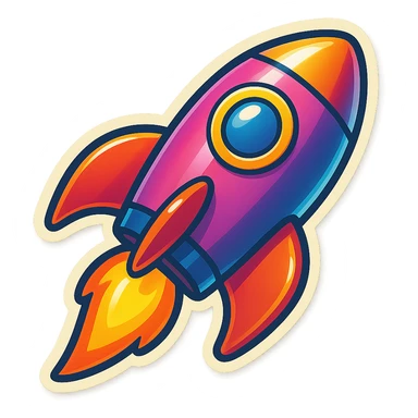 rocket sticker