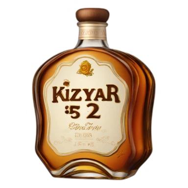52 years Kizlyar brandy sticker