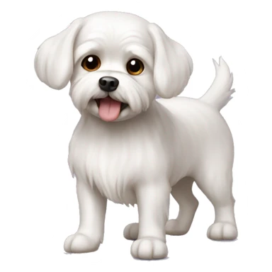 Malteser dog sticker