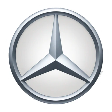 Mercedes benz logo sticker