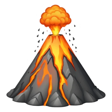 neutral Volcano sticker