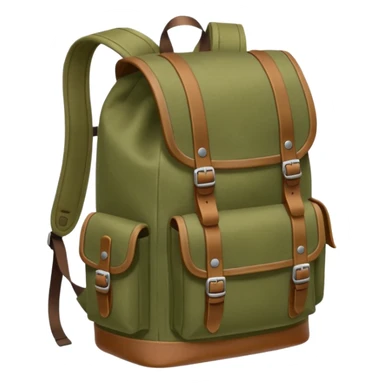 A bagpack (No background) sticker