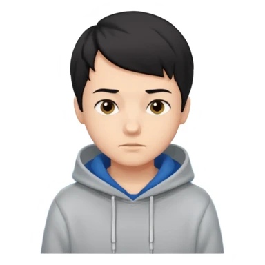 boy with short black hair, ocean air, perfectionist sticker