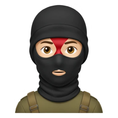 russian soldier with balaclava sticker
