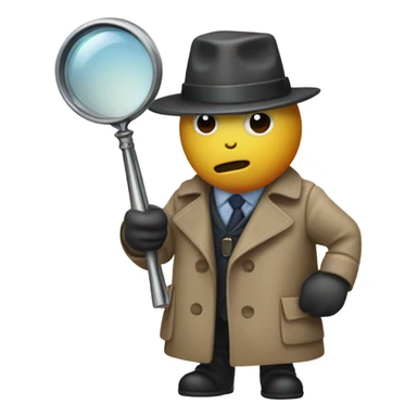 Detective balloon animal sticker
