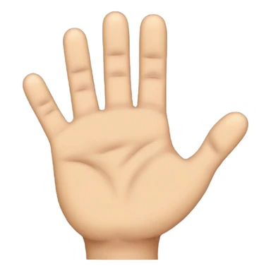 six fingered hand sticker