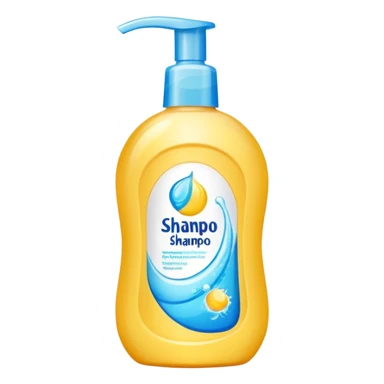 bottle shampoo sticker