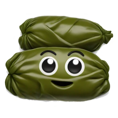 Greek dolma on plate sticker