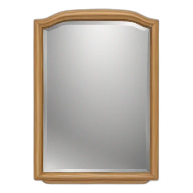 Miroir sans personne dedans sticker