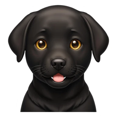 Labrador  negro sticker
