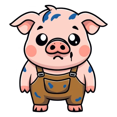 Ugly pig sticker