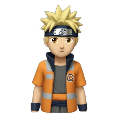 Naruto réaliste sticker